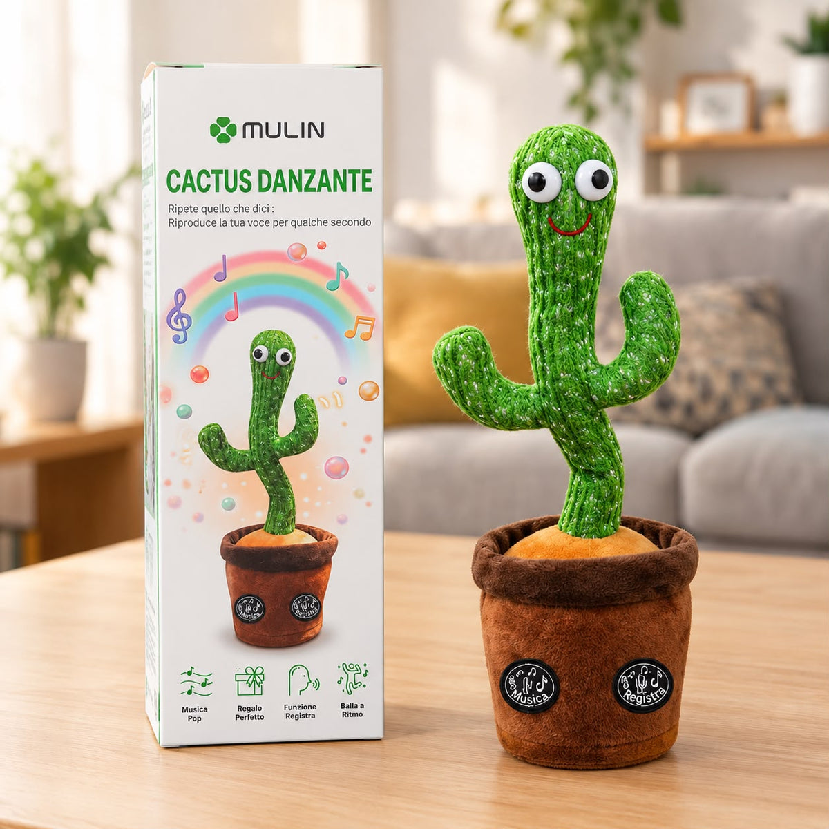 Cactus Bailarín que Habla y Canta 🌵